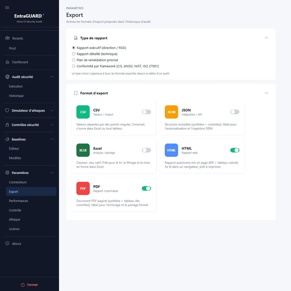 White-label Microsoft 365 audit reports — EntraGUARD
